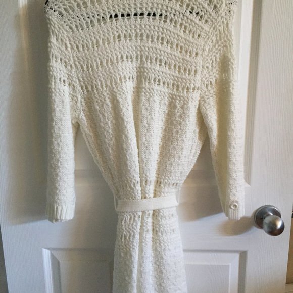 White women's cardigan - Picture 2 of 2